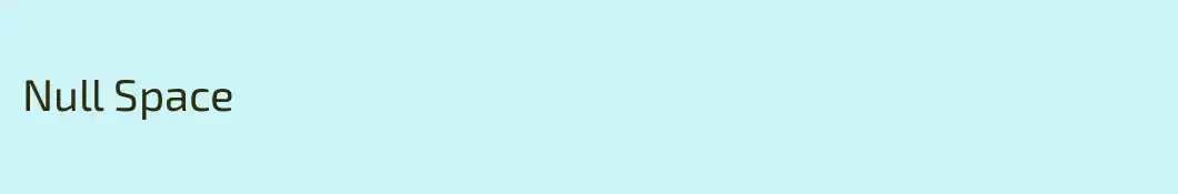 Null Space
